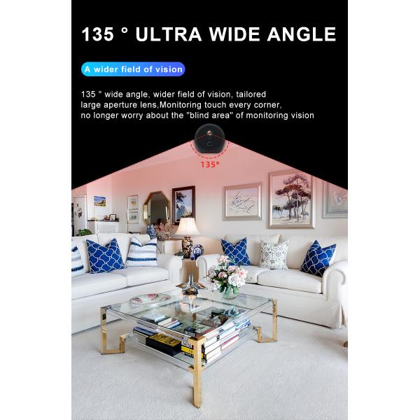 1080p Wifi Camera Home Security Camera Small Wireless Surveillance Camera Mini Camcorder Hd Night Vision