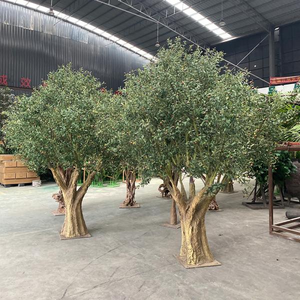 2.2m-3m 8ft -10ft large Artificial Olive Tree Ornamental Trees for Indoor or Outdoor Decoration