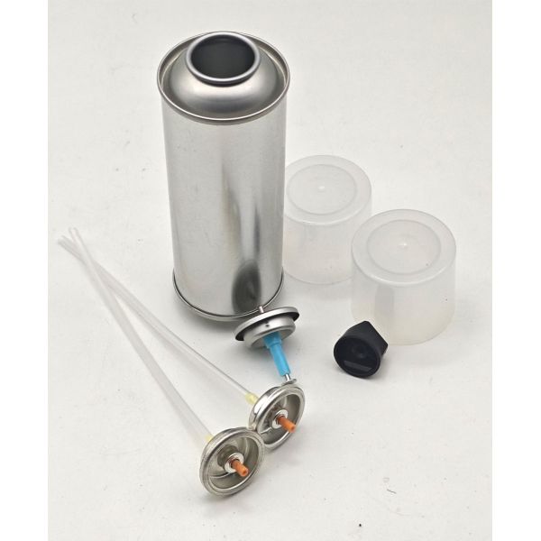 Customizable Offset Printing Empty Metal Tin Can Tinplate Aerosol Container With Actuator Valve 200ml 450ml 500ml 1000ml