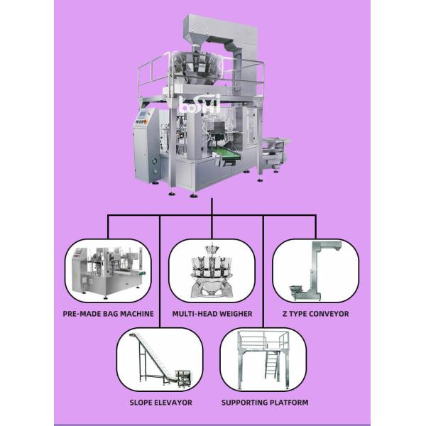 Automatic Premade Bag Doypack Snack Food Granule Packaging Machine