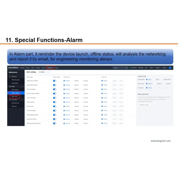 Seamless Roaming & Coverage Optimization Management System Cloud Ap