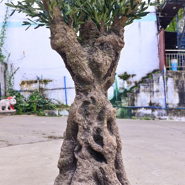 Realistic Tree Trunk olive artificial tree Large Faux Olive Tree Plant with Branches and Fruits for Modern Home Office Living Room Floor Decor Indoor