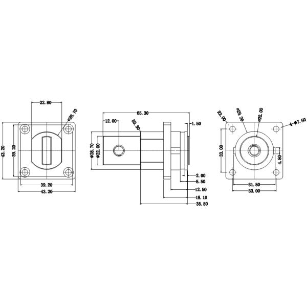 300A Lithium Battery Terminal Connector For Energy Storage System