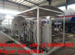 customized 10tons skid lpg gas filling station with 4 digital scales,10tons skid