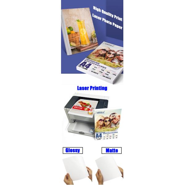 250g A4 Laser Printing Double Sided Matte Photo Paper
