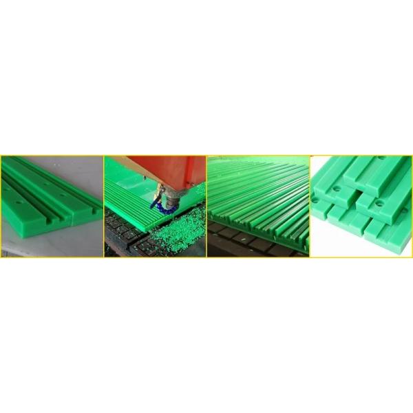 Polyethylene Conveyor Chain Guides Wear Resistant UHMWPE Linear Guide Rail