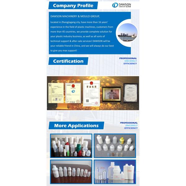 3ml ~ 1L Pharmaceutical Bottle Medicine Bottles Eye Dropper One Step IBM Injection BLow Molding Machine