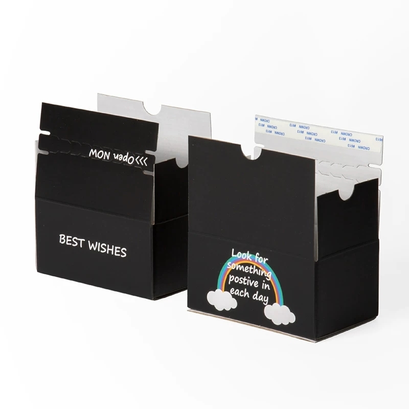 Zipper Tear Strip Corrugated Mailer Boxes With Adhesive Strip For E-Commerce