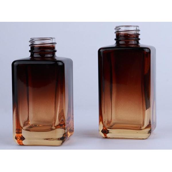Transparent Glass Foundation Pump Bottle 40ml 80ml Makeup Pump Dispenser