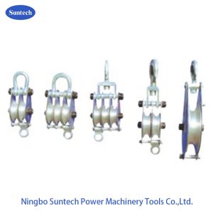 Aluminum Sheave Hositing Tackle Transmission Line Stringing Aluminum Pulley