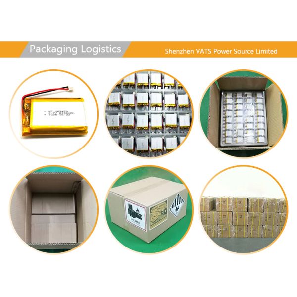 603779 2700mAh High Capacity Lithium Polymer Battery With Customization Samples And PCB Protection