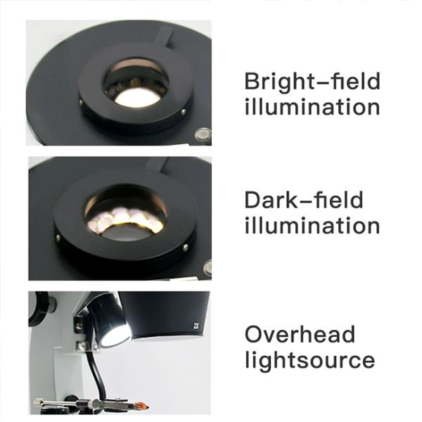 ​Gemology Microscope With F19 binocular lens 20X and 40X two magnification option