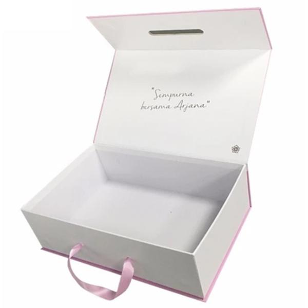 Custom Logo Printed Cardboard Boxes , Corrugated Packaging Box With Handles