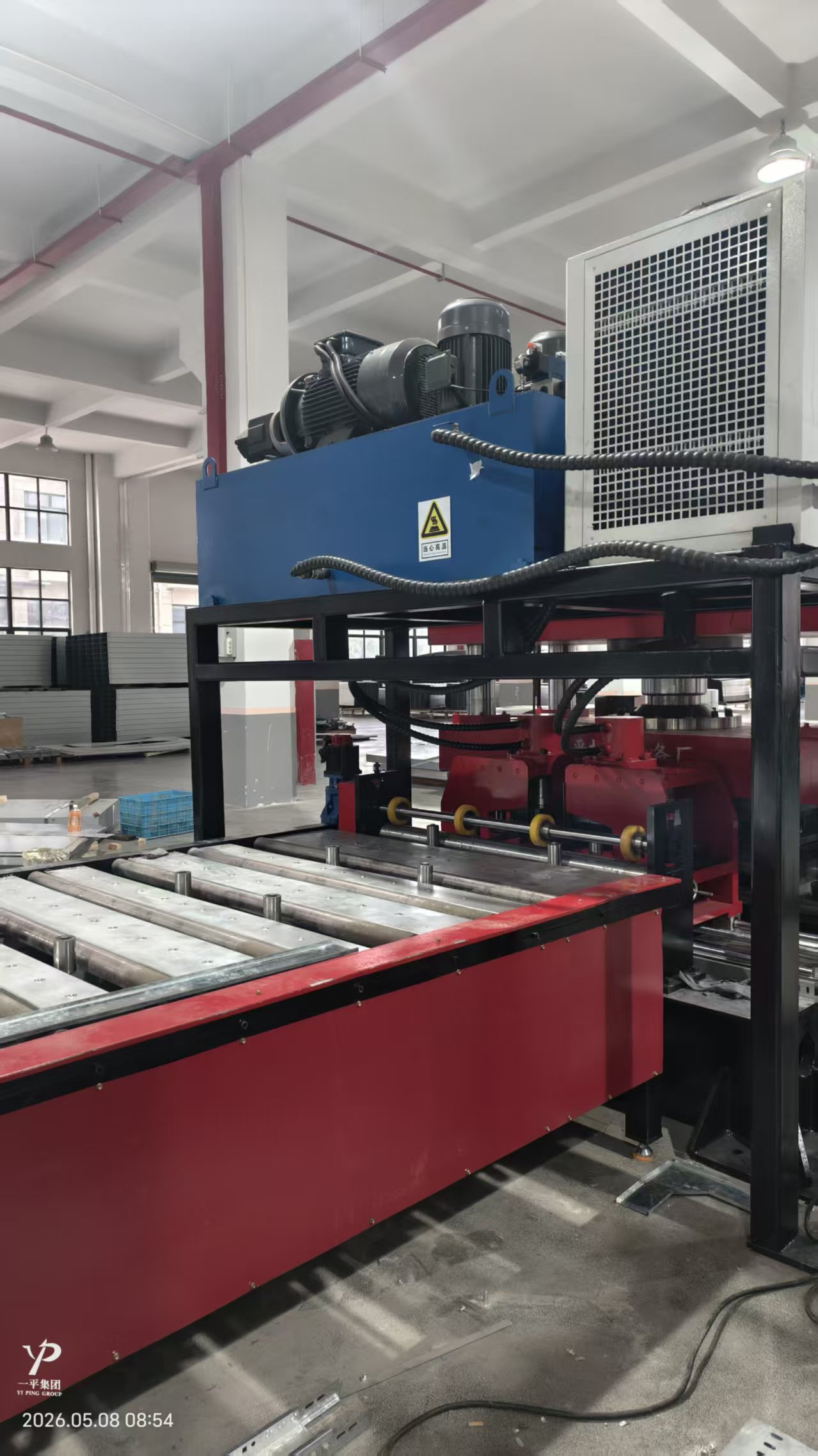 Robust Auto Cable Tray Making Machinery | Adjustable Inlet Plate Width 200mm-600mm