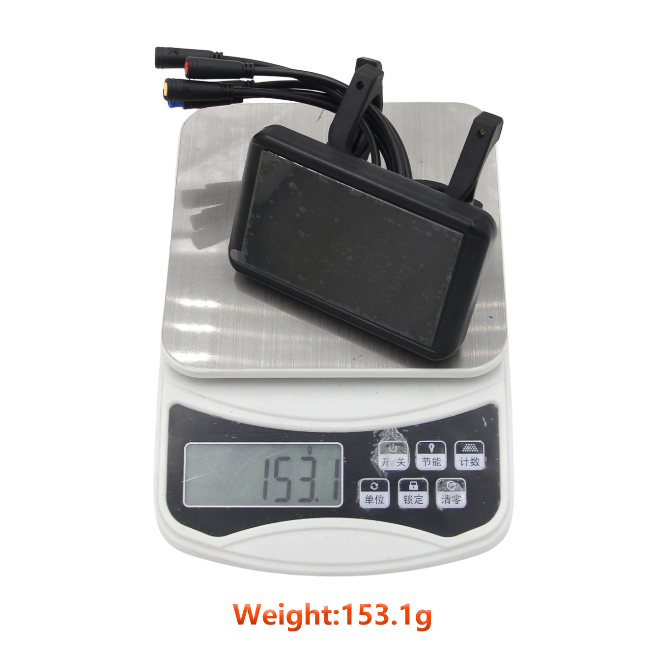 Waterproof 48V E bike Display Screen LCD Instrument Panel with ABS Material for Electric Scooters
