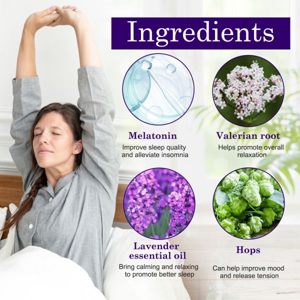 Topical Transdermal Sleep Vitamin Patch Foam Material Easy Absorption Reduce Stress