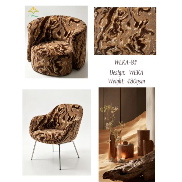 480GSM jacquard velvet fabric for sofa