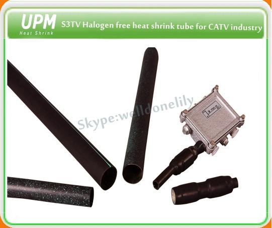 S3TVハロゲン自由な熱収縮の管の接着剤はCATVの企業熱反応ペンキのために並びました