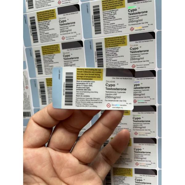 Test Sustan Pharmacy Bottle Labels For 10ml Vials