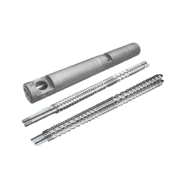 37kW Parallel Twin Screw Barrel with Bimetallic Coating