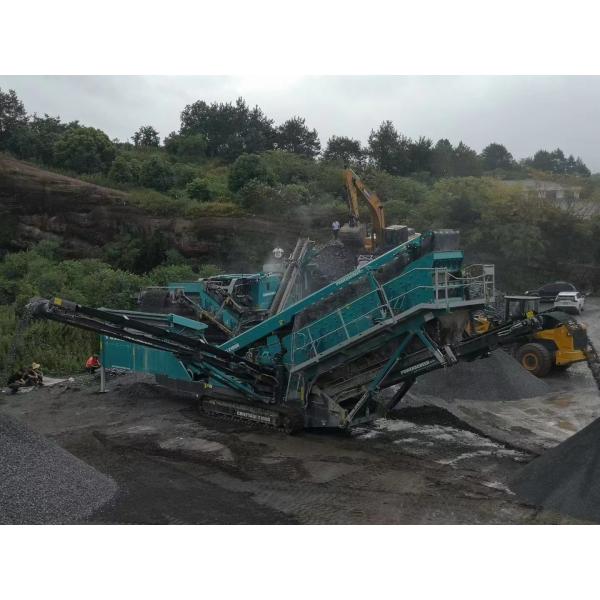 500 TPH Used Mobile Crusher 550SR Track Mounted Second Hand Stone Crusher Made