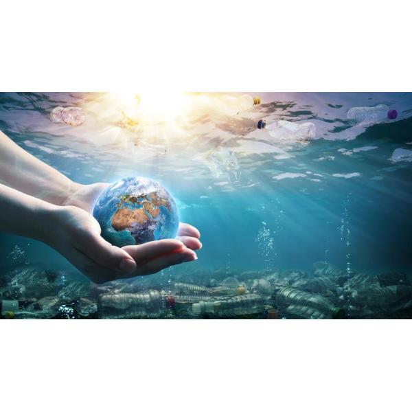 ocean recycle 240T 1.5MM ripstop pongee polyester fabric