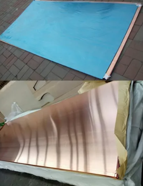 Copper sheet packaging method