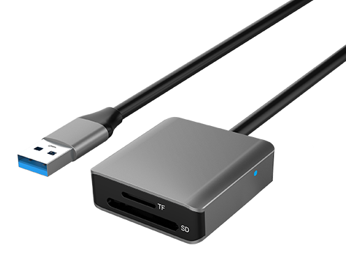 CE USB Type C OTG Card Reader USB A Card Reader Cable 20CM