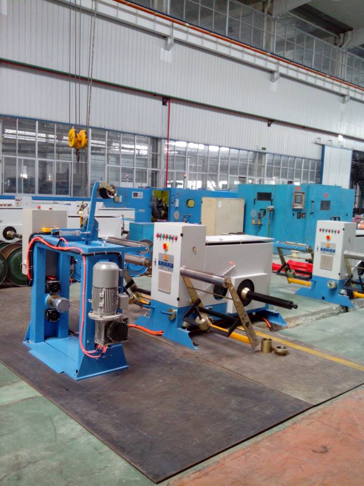 Doubling Wire Double Twist Bunching Machine Active Copper Wire Equipment