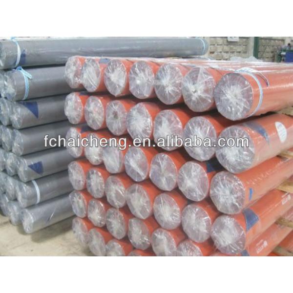 virgin material orange woven fabric poly tarp