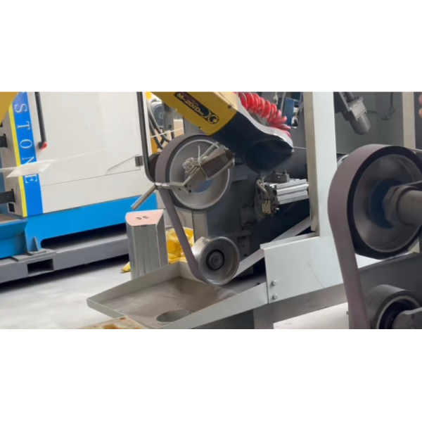 Robotic Grinding And Polishing Solution Featuring Six Axis Robot for Consistent Stainless Steel Surface Finishes and Production Cycles