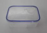 Dishwasher Safe Air Tight clear Plastic Lunch Boxes / Lunch Containers With