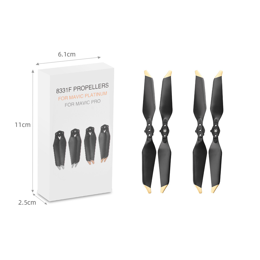 Spare Blades Drone 8331f Propellers Quick-Release Low Noise Props Accessories For Dji Mavic Pro