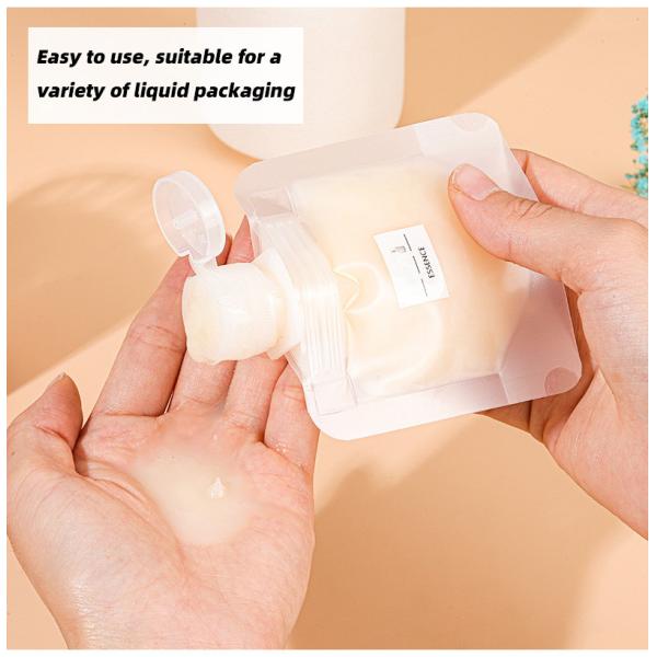 Stand Up Liquid Spout Pouch Dispensing With Convenient Versatile