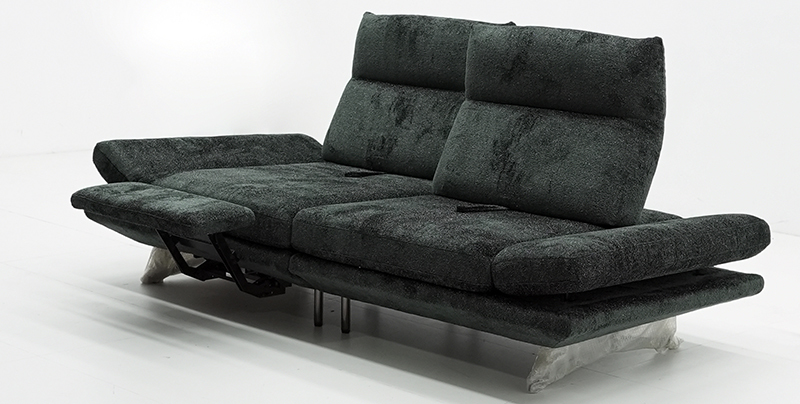 Minimalist Modern Recliner Sofa with Adjustable Headrest & Armrest