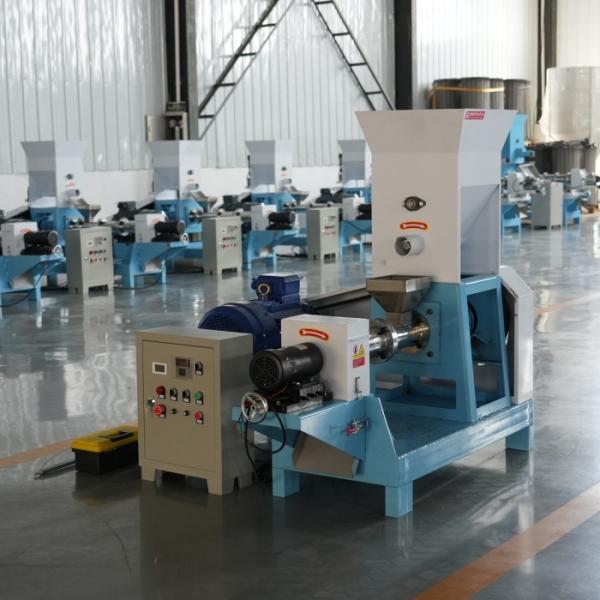 Floating Fish Feed Mill Pellet Extruder Making Machine