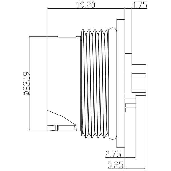 Waterproof Circular Connectors Electrical Plug Socket IP67 Panel Mount Connector 3+6 Pin