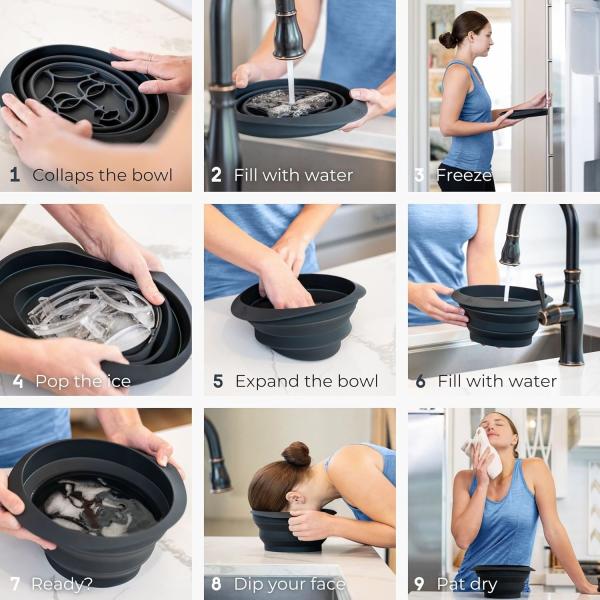 Multi Purpose Foldable Ice Bowl