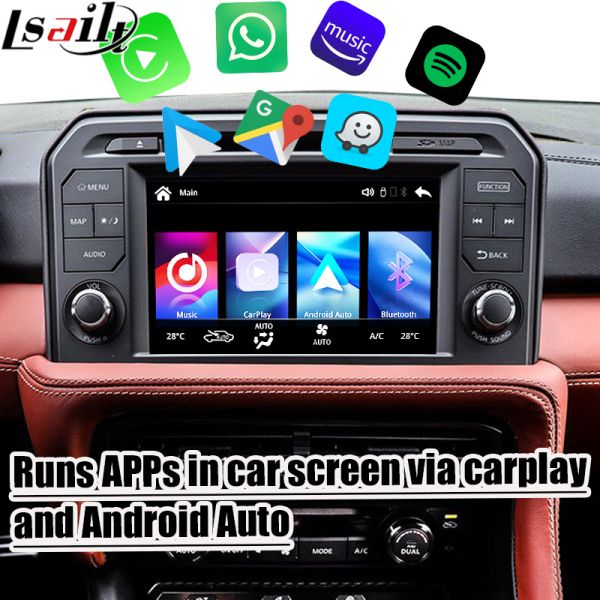 Wireless Apple Carplay Interface for GT-R GTR 2017+ Integrated Android Auto, Bluetooth, WiFi, YouTube Music