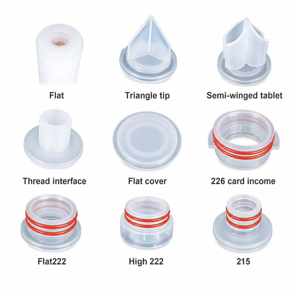 Polypropylene Pleated High Flow Filter Cartridge 6 Inch Diameter High Surface Area For Industrial RO Pre-Filtration Set