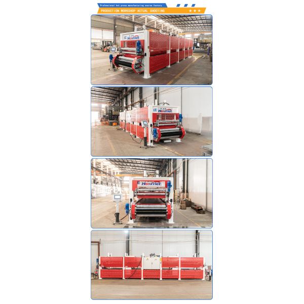 PLC Control Hot Laminating Press with Automated Conveying for Large-Format Aluminum Honeycomb & Carbon Fiber Composites at 100t Pressure