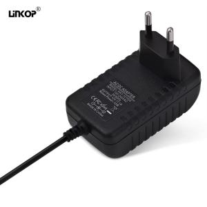 Buy cheap Eu 12V 1A Wall LED Power Adapter AC DC 5525 Male Line for Home Appliance product