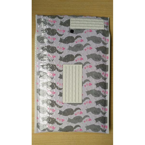 200x260mm #D1 Metallic Bubble Mailing Envelopes , Full Colors Printing Bubble Wrap Packing Envelopes