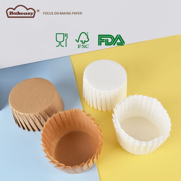 Basque Cake Paper Liners Disposable Greaseproof Small Burnt Cheesecake Baking Trays Party Dessert Use