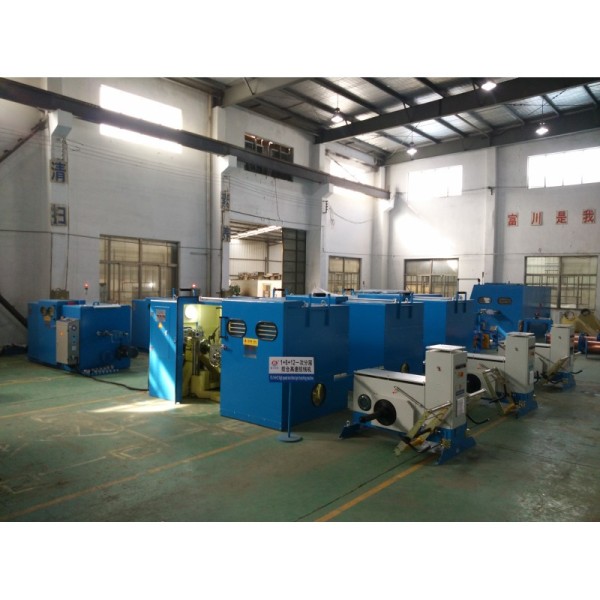 FUCHUAN 4000 Twist Copper Wire Bunching Machine Touch Screen Operation 19 Pcs