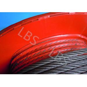 Three Layers Spooling Winch Drums with LBS Grooving for Lifting