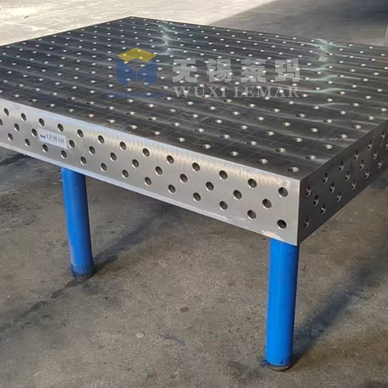 3D Modular D28 Welding Table With Multi-Hole Grid For Repeatable Weld Positioning
