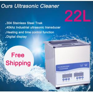 Buy cheap 100W Electric Desktop Ultrasonic Jewellery Cleaner , 40KHZ Heated Ultrasonic Parts Cleaner 2L product