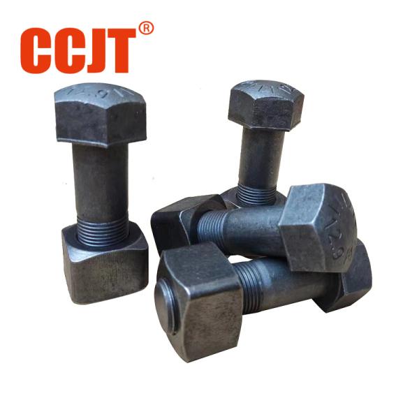 Factory Made 40 Cr 12.9 5Q-3253 18mm chain shoes bolts excavator 325 Excavator Track Bolts
