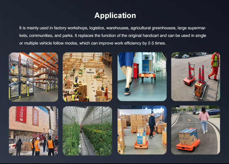 New Automated Mobile Robot Dolly Delivery